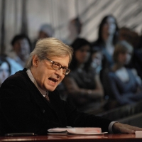 Foto Nicoloro G. 12/11/2010 Milano, Trasmissione televisiva "Le Invasioni barbariche" in programmazione su La7 e condotta da Daria Bignardi. nella foto Vittorio Sgarbi
