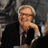 Foto Nicoloro G. 12/11/2010 Milano, Trasmissione televisiva "Le Invasioni barbariche" in programmazione su La7 e condotta da Daria Bignardi. nella foto Vittorio Sgarbi