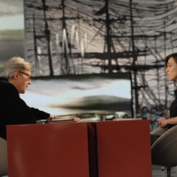 Foto Nicoloro G. 12/11/2010 Milano, Trasmissione televisiva "Le Invasioni barbariche" in programmazione su La7 e condotta da Daria Bignardi. nella foto Vittorio Sgarbi – Daria Bignardi