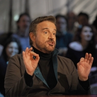 Foto Nicoloro G. 18/03/2011 Milano Trasmissione televisiva su La7 " Invasioni barbariche " condotta da Daria Bignardi. nella foto Christian De Sica