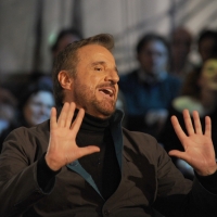 Foto Nicoloro G. 18/03/2011 Milano Trasmissione televisiva su La7 " Invasioni barbariche " condotta da Daria Bignardi. nella foto Christian De Sica