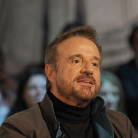 Foto Nicoloro G. 18/03/2011 Milano Trasmissione televisiva su La7 " Invasioni barbariche " condotta da Daria Bignardi. nella foto Christian De Sica