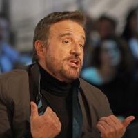 Foto Nicoloro G. 18/03/2011 Milano Trasmissione televisiva su La7 " Invasioni barbariche " condotta da Daria Bignardi. nella foto Christian De Sica