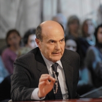 Foto Nicoloro G. 21/01/2011 Milano Trasmissione televisiva su La7 " Invasioni barbariche " condotta da Daria Bignardi. nella foto Pier Luigi Bersani