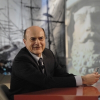 Foto Nicoloro G. 21/01/2011 Milano Trasmissione televisiva su La7 " Invasioni barbariche " condotta da Daria Bignardi. nella foto Pier Luigi Bersani