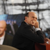 Foto Nicoloro G. 21/01/2011 Milano Trasmissione televisiva su La7 \" Invasioni barbariche \" condotta da Daria Bignardi. nella foto Pier Luigi Bersani