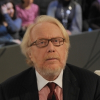 Foto Nicoloro G. 21/01/2011 Milano Trasmissione televisiva su La7 " Invasioni barbariche " condotta da Daria Bignardi. nella foto Paolo Guzzanti
