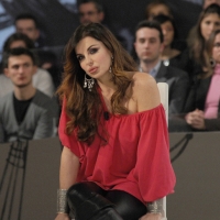 Foto Nicoloro G. 21/01/2011 Milano Trasmissione televisiva su La7 " Invasioni barbariche " condotta da Daria Bignardi. nella foto Alba Parietti