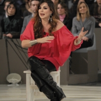 Foto Nicoloro G. 21/01/2011 Milano Trasmissione televisiva su La7 " Invasioni barbariche " condotta da Daria Bignardi. nella foto Alba Parietti
