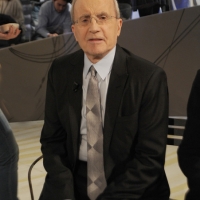 Foto Nicoloro G. 21/01/2011 Milano Trasmissione televisiva su La7 " Invasioni barbariche " condotta da Daria Bignardi. nella foto Dan Peterson
