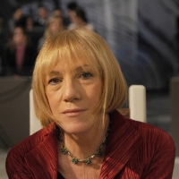 Foto Nicoloro G. 21/01/2011 Milano Trasmissione televisiva su La7 " Invasioni barbariche " condotta da Daria Bignardi. nella foto Lidia Ravera