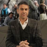 Foto Nicoloro G. 21/01/2011 Milano Trasmissione televisiva su La7 " Invasioni barbariche " condotta da Daria Bignardi. nella foto Alessandro Costacurta