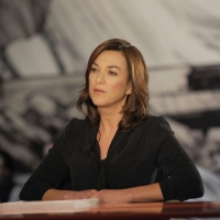 Foto Nicoloro G. 28/01/2011 Milano Trasmissione televisiva su La7 " Invasioni barbariche " condotta da Daria Bignardi. nella foto Daria Bignardi