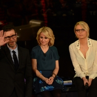 Foto Nicoloro G.  01/02/2015  Milano    Trasmissione televisiva su Rai 3 " Che tempo che fa ".  nella foto da sinistra Fabio Fazio, Luciana Littizzetto e Maria De Filippi.