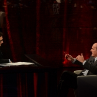 Foto Nicoloro G.  01/02/2015  Milano    Trasmissione televisiva su Rai 3 " Che tempo che fa ".  nella foto Fabio Fazio e l' onorevole Pier Luigi Bersani.