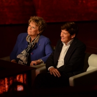 Foto Nicoloro G.   01/11/2015  Milano   Trasmissione televisiva su Rai 3 ' Che tempo che fa '. nella foto la scrittrice Dacia Maraini e il cantante Gianni Morandi.