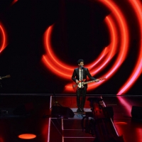 Foto Nicoloro G.   03/05/2015  Milano   Trasmissione televisiva su Rai 3 " Che tempo che fa ". nella foto da sinistra Niccolò Fabi, Max Gazzè e Daniele Silvestri.