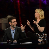Foto Nicoloro G.   03/05/2015  Milano   Trasmissione televisiva su Rai 3 " Che tempo che fa ". nella foto Fabio Fazio e Luciana Littizzetto.