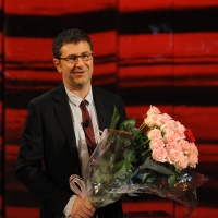 Foto Nicoloro G. 04/11/2012 Milano Trasmissione televisiva su Rai3 ” Che tempo che fa ” condotta da Fabio Fazio. nella foto Fabio Fazio