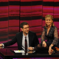 Foto Nicoloro G. 04/11/2012 Milano Trasmissione televisiva su Rai3 ” Che tempo che fa ” condotta da Fabio Fazio. nella foto Fabio Fazio – Luciana Littizzetto