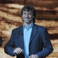 Foto Nicoloro G. 05/03/2011 Milano Trasmissione televisiva su Rai3 " Che tempo che fa " condotta da Fabio Fazio. nella foto Alberto Angela