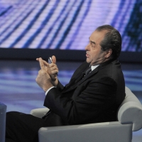 Foto Nicoloro G. 05/03/2011 Milano Trasmissione televisiva su Rai3 " Che tempo che fa " condotta da Fabio Fazio. nella foto Antonio Di Pietro