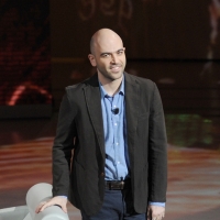 Foto Nicoloro G. 06/03/2011 Milano Trasmissione televisiva su Rai3 " Che tempo che fa " condotta da Fabio Fazio. nella foto Roberto Saviano