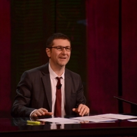 Foto Nicoloro G. 09/03/2013 Milano Trasmissione televisiva su Rai3 ” Che tempo che fa” condotta da Fabio Fazio. nella foto Fabio Fazio
