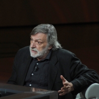 Foto Nicoloro G. 09/04/2011 Milano Trasmissione televisiva su Rai3 " Che tempo che fa " condotta da Fabio Fazio. nella foto Gino Strada