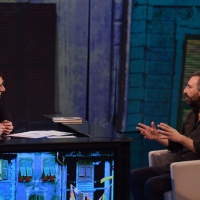 Foto Nicoloro G. 10/03/2013 Milano Trasmissione televisiva su Rai3 " Che tempo che fa " condotta da Fabio Fazio. nella foto Fabio Fazio – Stefano Bollani