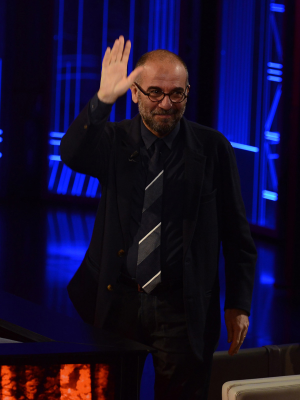 Foto Nicoloro G. 10-01-2016 Milano Trasmissione televisiva su Rai 3 \' Che tempo che fa \'. nella foto il regista Giuseppe Tornatore.