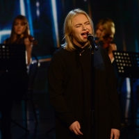 Foto Nicoloro G. 10-01-2016 Milano Trasmissione televisiva su Rai 3 ' Che tempo che fa '. nella foto la cantante Lapsley.