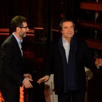 Foto Nicoloro G. 10-01-2016 Milano Trasmissione televisiva su Rai 3 ' Che tempo che fa '. nella foto Fabio Fazio e il maestro Riccardo Muti.