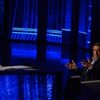Foto Nicoloro G. 10-01-2016 Milano Trasmissione televisiva su Rai 3 ' Che tempo che fa '. nella foto Fabio Fazio e il maestro Riccardo Muti.