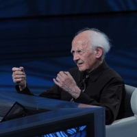 Foto Nicoloro G. 10/04/2011 Milano Trasmissione televisiva su Rai3 " Che tempo che fa " condotta da Fabio Fazio. nella foto Zygmunt Bauman