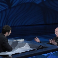 Foto Nicoloro G. 10/04/2011 Milano Trasmissione televisiva su Rai3 " Che tempo che fa " condotta da Fabio Fazio. nella foto Fabio Fazio – Zygmunt Bauman