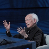 Foto Nicoloro G. 10/04/2011 Milano Trasmissione televisiva su Rai3 " Che tempo che fa " condotta da Fabio Fazio. nella foto Zygmunt Bauman
