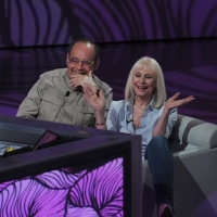 Foto Nicoloro G. 10/04/2011 Milano Trasmissione televisiva su Rai3 " Che tempo che fa " condotta da Fabio Fazio. nella foto Gianni Boncompagni – Raffaella Carrà