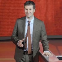 Foto Nicoloro G. 15/10/2011 Milano Trasmissione televisiva su Rai3 ” Che tempo che fa ” condotta da Fabio Fazio. nella foto Fabio Fazio