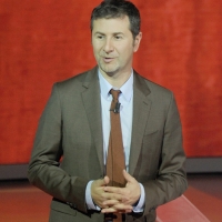 Foto Nicoloro G. 15/10/2011 Milano Trasmissione televisiva su Rai3 ” Che tempo che fa ” condotta da Fabio Fazio. nella foto Fabio Fazio