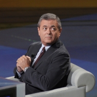 Foto Nicoloro G. 16/10/2011 Milano Trasmissione su Rai3 ” Che tempo che fa ” condotta da Fabio Fazio. nella foto Ezio Mauro