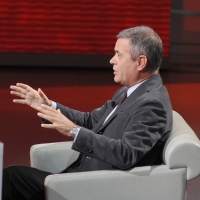 Foto Nicoloro G. 16/10/2011 Milano Trasmissione su Rai3 ” Che tempo che fa ” condotta da Fabio Fazio. nella foto Ezio Mauro