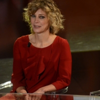 Foto Nicoloro G.   17/10/2015  Milano    Trasmissione televisiva su Rai 3 ' Che fuori tempo che fa '. nella foto l' attrice Margherita Buy.