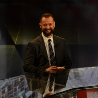 Foto Nicoloro G.   17/10/2015  Milano    Trasmissione televisiva su Rai 3 ' Che fuori tempo che fa '. nella fotol' attore e scrittore Fabio Volo.
