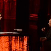 Foto Nicoloro G.   18/10/2015    Milano   Trasmissione televisiva su Rai 3 ' Che tempo che fa '. nella foto Fabio Fazio e Walter Veltroni, qui in veste di scrittore.