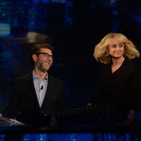 Foto Nicoloro G.   18/10/2015    Milano   Trasmissione televisiva su Rai 3 \' Che tempo che fa \'. nella foto Fabio Fazio e Luciana Littizzetto.
