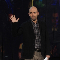 Foto Nicoloro G. 19/11/2012 Milano Trasmissione televisiva su Rai3 ” Che tempo che fa ” condotta da Fabio Fazio. nella foto Roberto Saviano