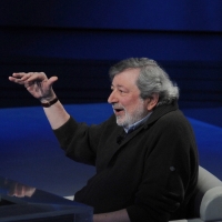 Foto Nicoloro G. 19/03/2011 Milano Trasmissione televisiva su Rai3 " Che tempo che fa " condotta da Fabio Fazio. nella foto Francesco Guccini