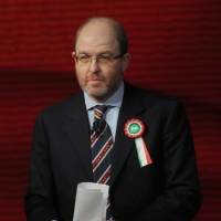 Foto Nicoloro G. 19/03/2011 Milano Trasmissione televisiva su Rai3 " Che tempo che fa " condotta da Fabio Fazio. nella foto Massimo Gramellini
