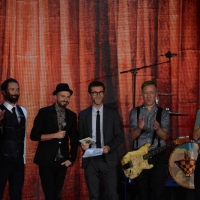 Foto Nicoloro G.   19/10/2014   Milano   Trasmissione televisiva su Rai 3 " Che tempo che fa". nella foto Fabio Fazio con la band dei Subsonica.